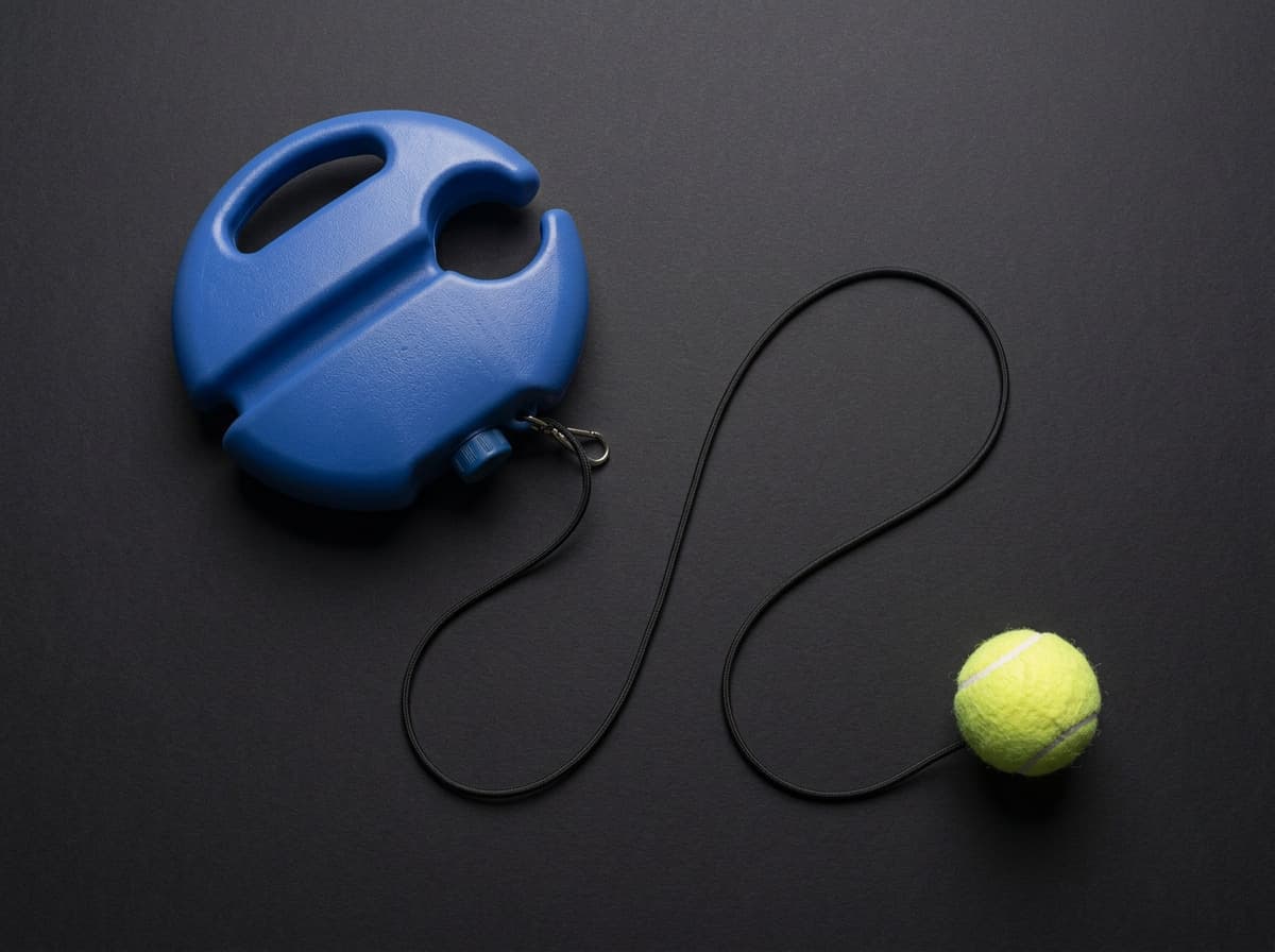 Elastic cord stretched in a long line